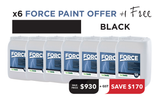 Force Paint Offer - 6 Tubs + 1 Free