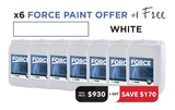 Force Paint Offer - 6 Tubs + 1 Free