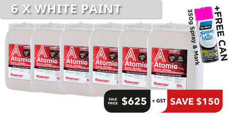 Atomic Paint Offer - 5 Tubs + 1 Free