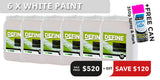 Define Paint Offer - 5 Tubs + 1 Free