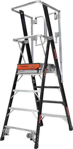Little Giant Ladder Safety Cage Integrated Distribution Australia