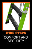 Stadium Ladder with Platform - 8 Step
